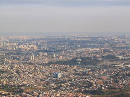 Cidade Universitária (USP) vista do Pico do Jaraguá - São Paulo, SP - set/2005