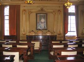 Sala da Congregação da Faculdade de Direito do Largo São Francisco (USP) - São Paulo, SP - dez/2005