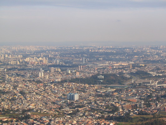 Cidade Universitária (USP) vista do Pico do Jaraguá - São Paulo, SP - set/2005