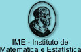 Logotipo do IME-USP com fundo azul fixo